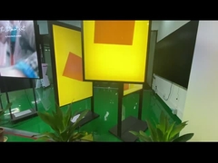 フェンシ フロア 立ってる広告LCDディスプレイ