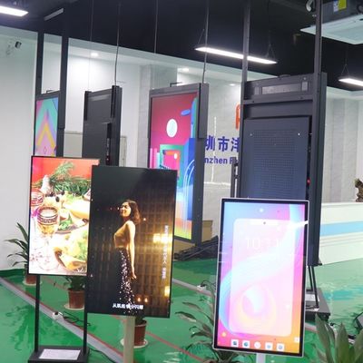 55インチの二重横窓LCDは屋内電子印が買物をする高い明るさを表示する