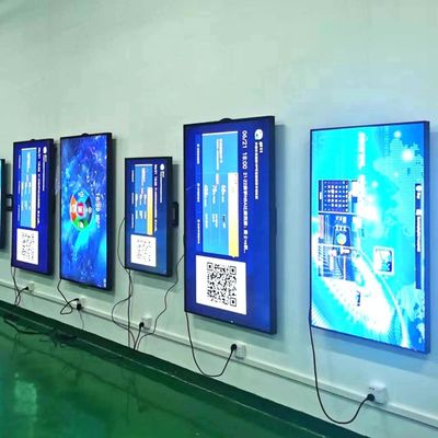 86インチの店先の窓LCDの表示の取り替え屋内3500nits Uhdの店