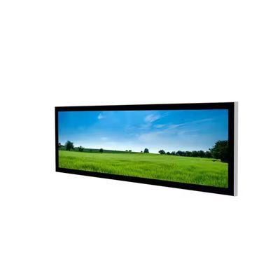 24インチ 1920x360p 500nit~1500nits 屋内バー型ストレッチLCDディスプレイ 超ワイドモニター