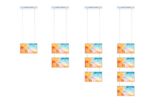 27インチ FHD ウィンドウ LCD ディスプレイ 2000nits 吊り下げマウント
